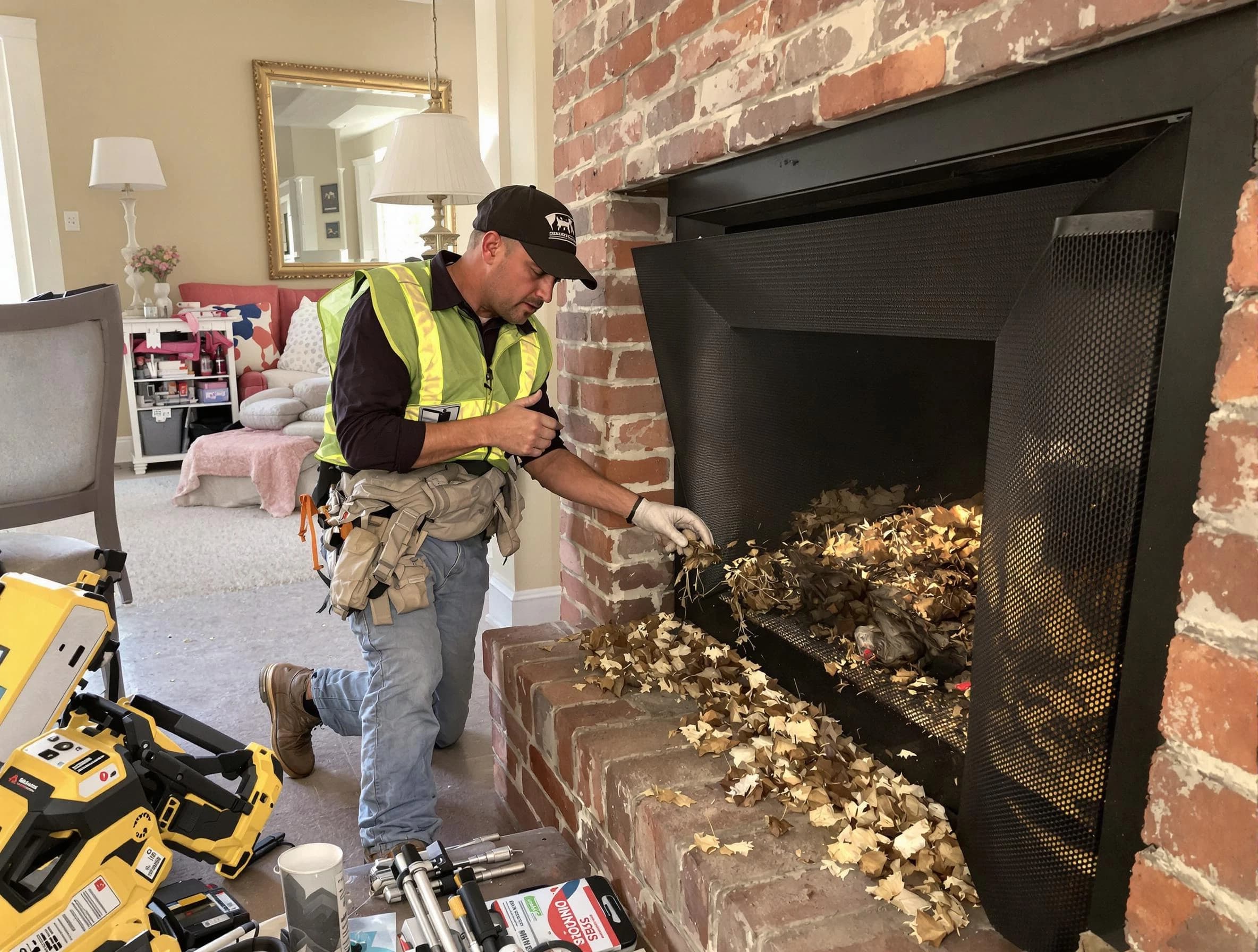 Safe screening installation by Gloucester Chimney Sweep in Gloucester, MA