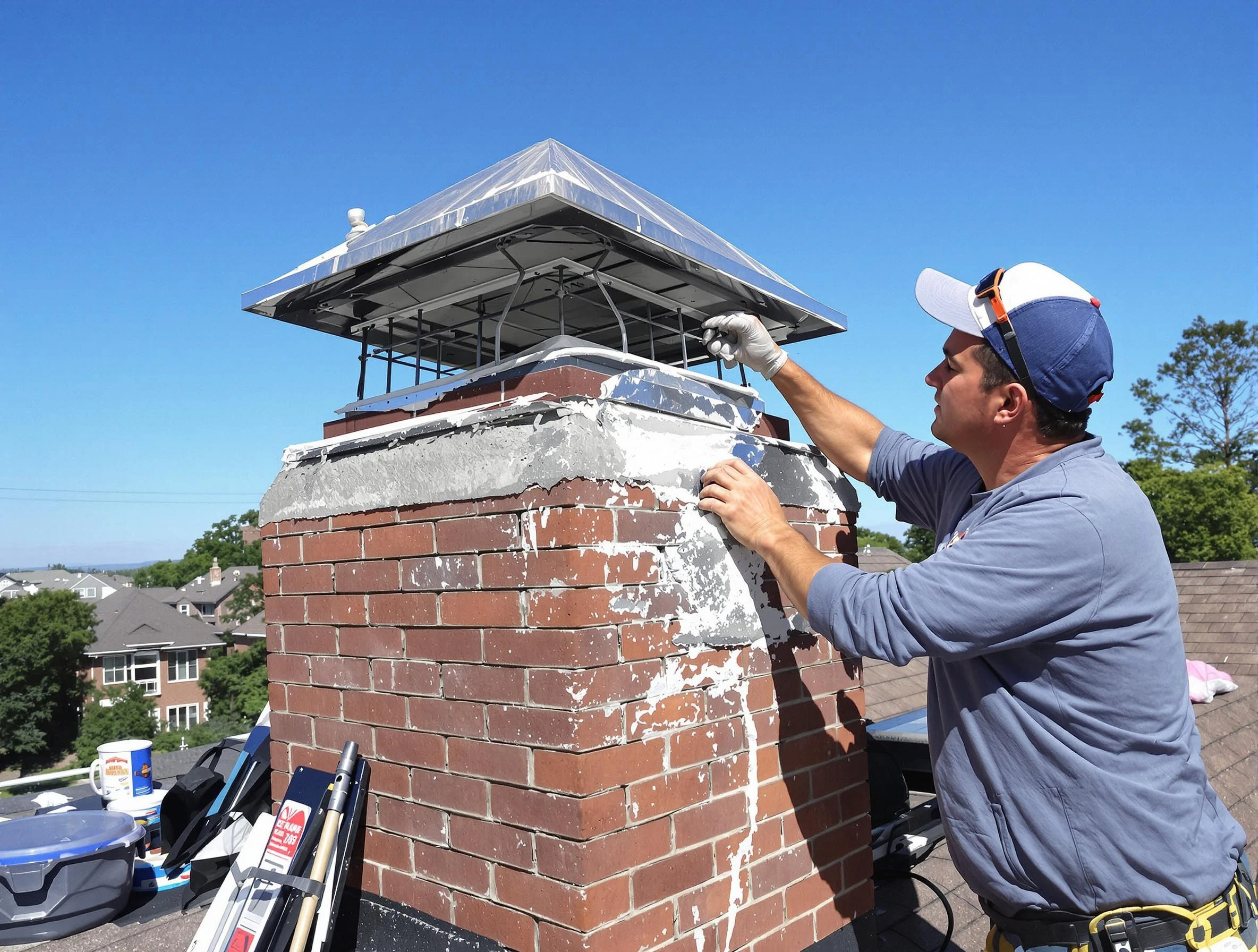 Chimney Crown Services service in Gloucester, MA