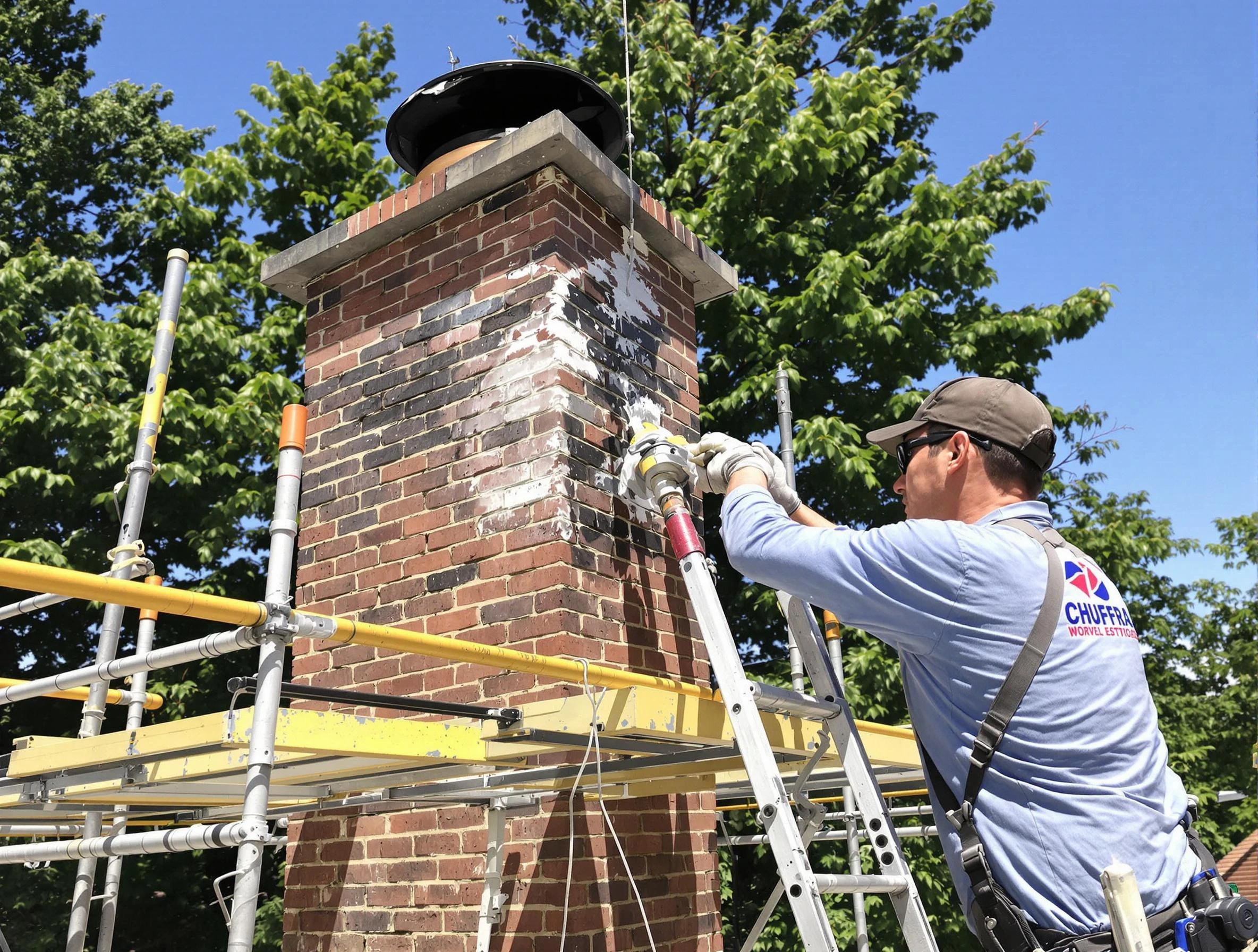 Structural chimney repair by Gloucester Chimney Sweep in Gloucester, MA
