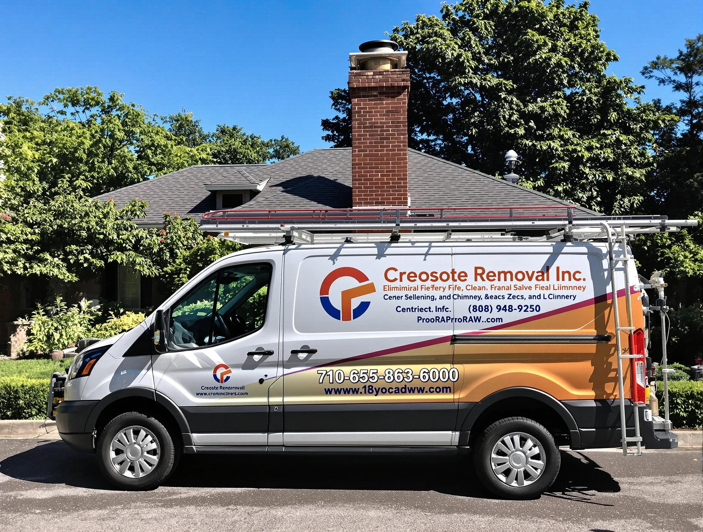 Gloucester Chimney Sweep technician removing creosote safely in Gloucester, MA